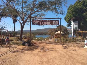 Entrada da Praia do Funil, em Miracema do Tocantins