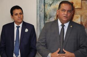 Nilton Franco ainda levou a comitiva para audiencia co o senador Eduardo Gomes