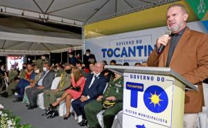 Governador Mauro Carlesse participa de solenidade de formatura de policiais militares e inaugura Galeria dos Governadores -