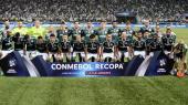 Time do Palmeiras antes da final da Recopa Sul-Americana